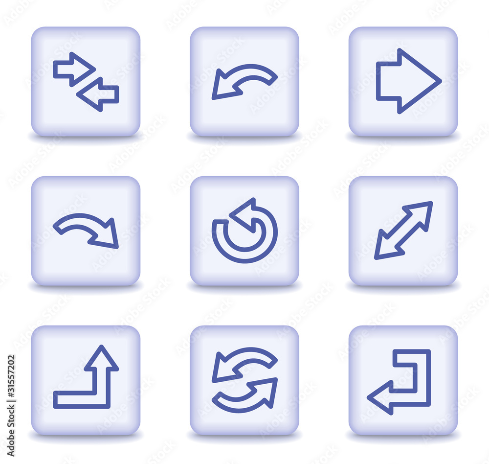 Arrows web icons set 1, light violet glossy buttons Arrows web icons set 1, light violet glossy buttons