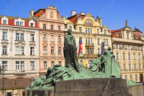 Prag Jan Hus Denkmal - Prague Jan Hus monument 01