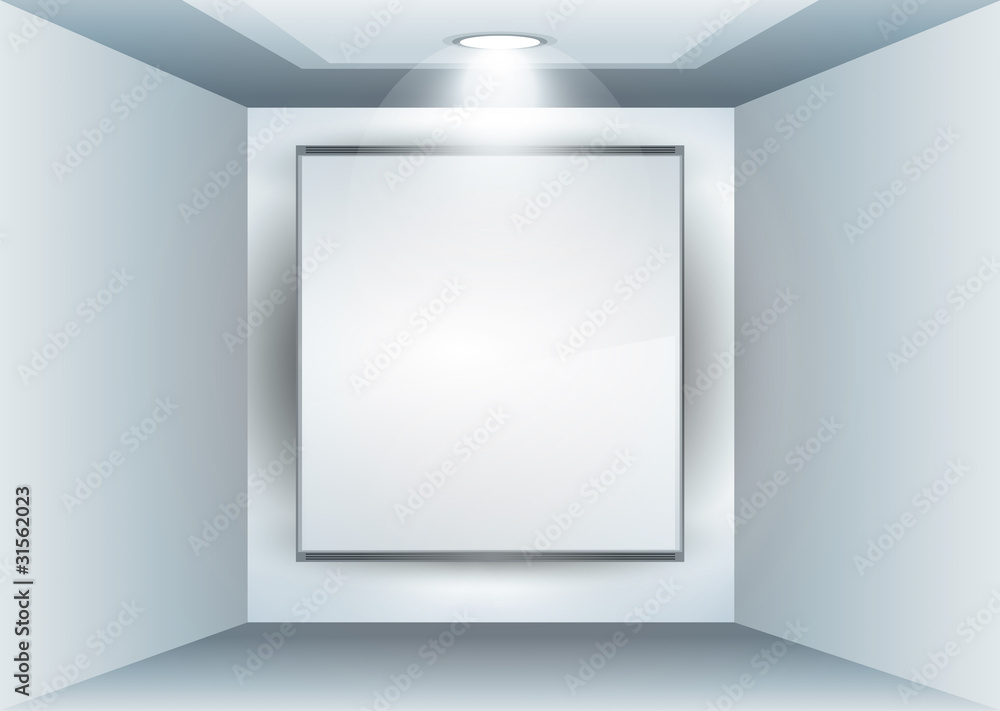 Showroom Panel for product with LED spotlights Showroom Panel for product with LED spotlights