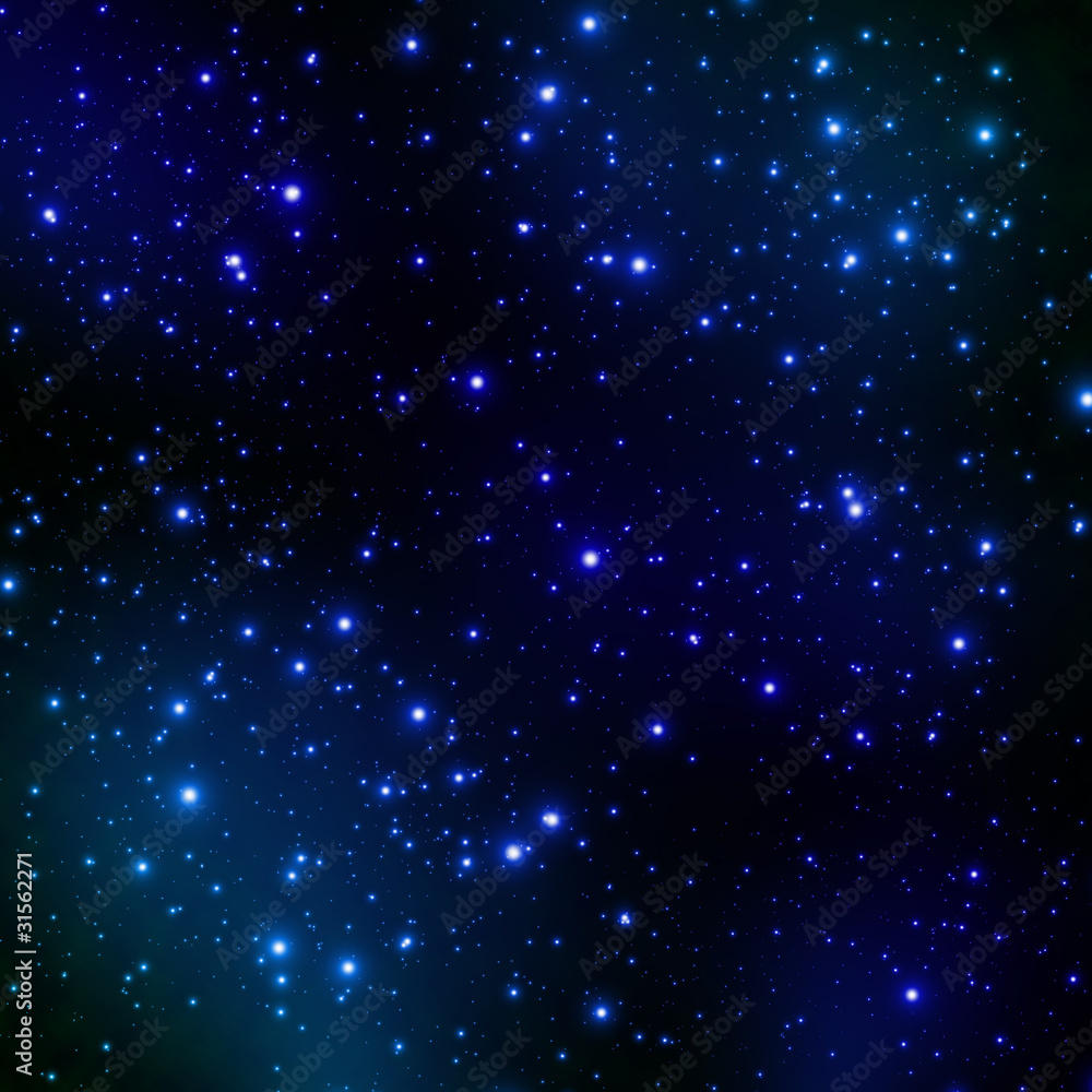 Fototapeta premium Star on space at night