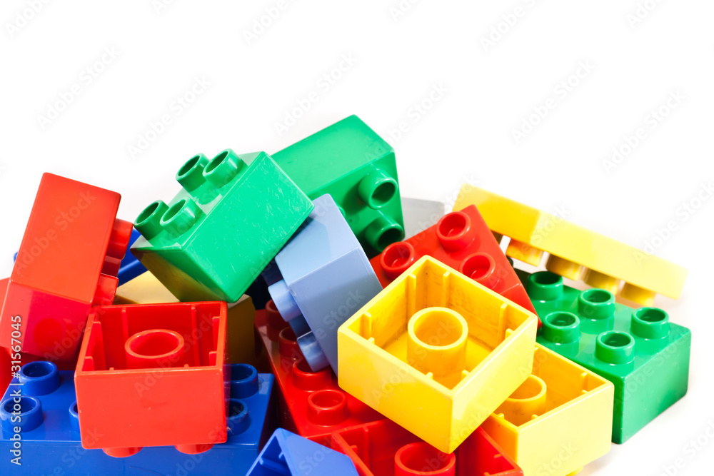 Naklejka premium Building blocks