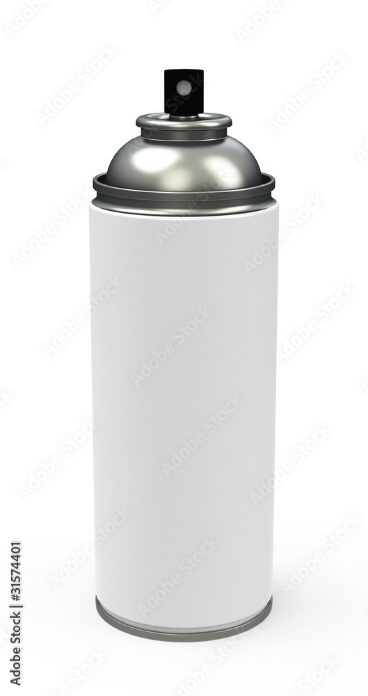 Weiße Farbdose Weiße Farbdose