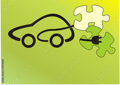 elektroauto puzzle