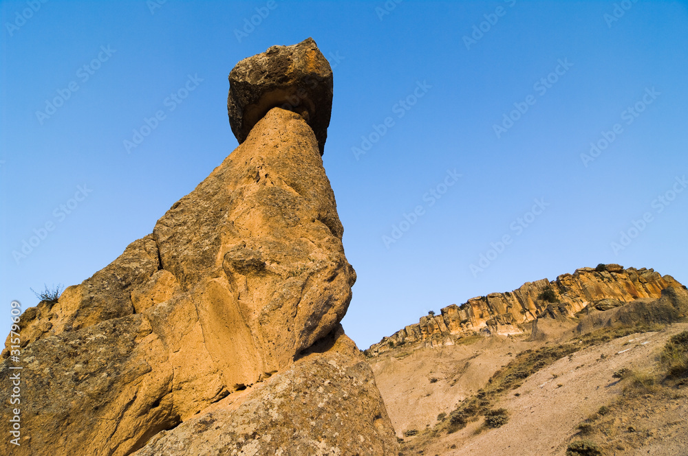 Pinnacle Of Rock In Cappadocia, Turkey