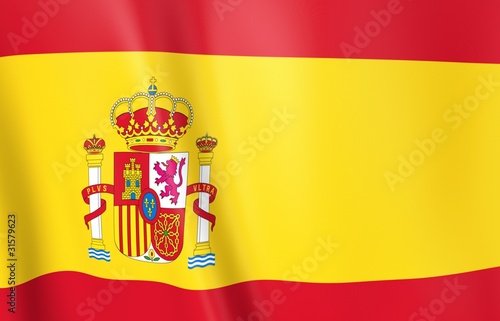 Wallpaper Mural spain flag Torontodigital.ca