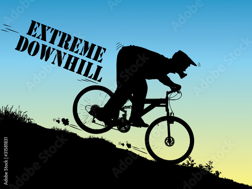 Extreme downhill ride