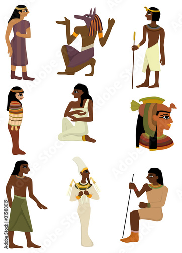 cartoon pharaoh icon