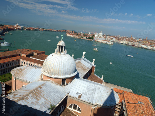 Venice - view from the tower  of San Giorgio Magiore photo