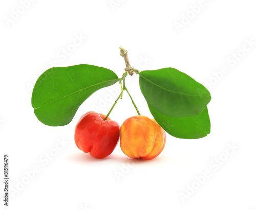 Obraz na plátne Cherry; object on a white background