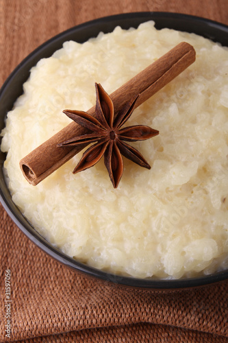 rice pudding photo