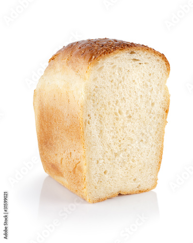 Loaf of bread isolated