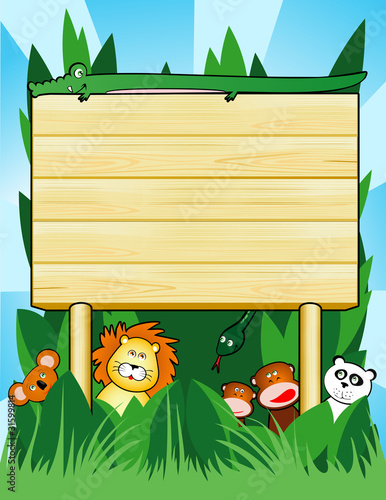 Cartello in legno - Wooden sign