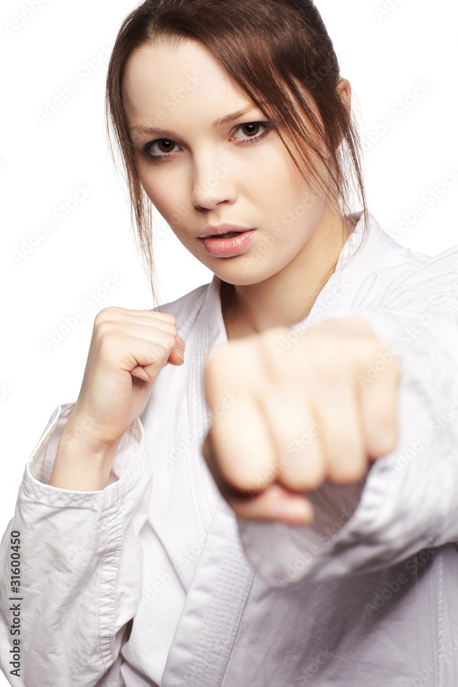 karate girl karate girl