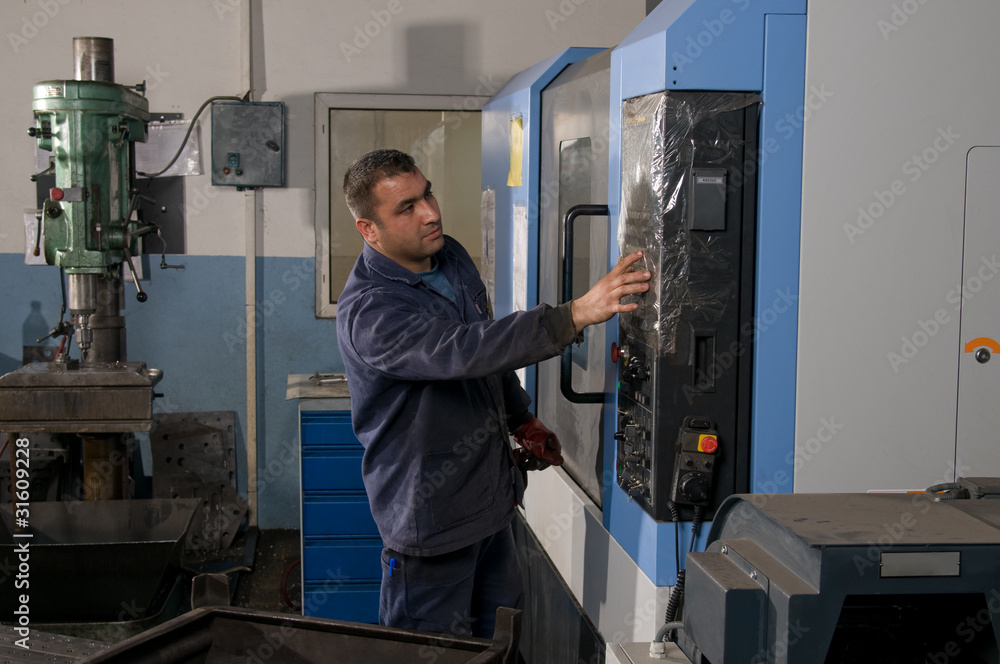 Cutting metal with CNC laser. Cutting metal with CNC laser.
