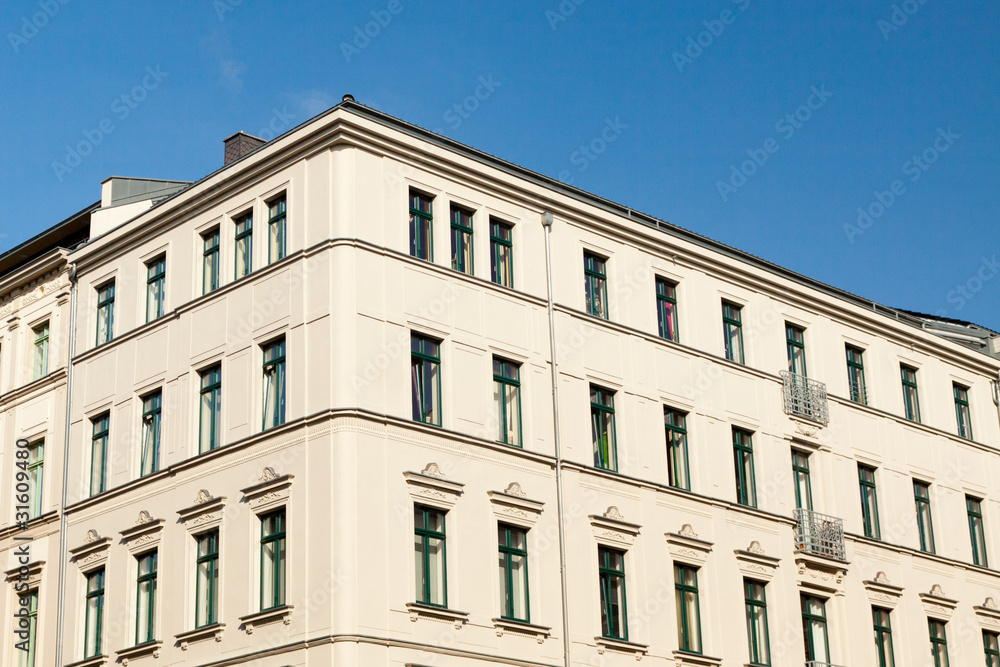 Naklejka premium Old historical buildings in Leipzig