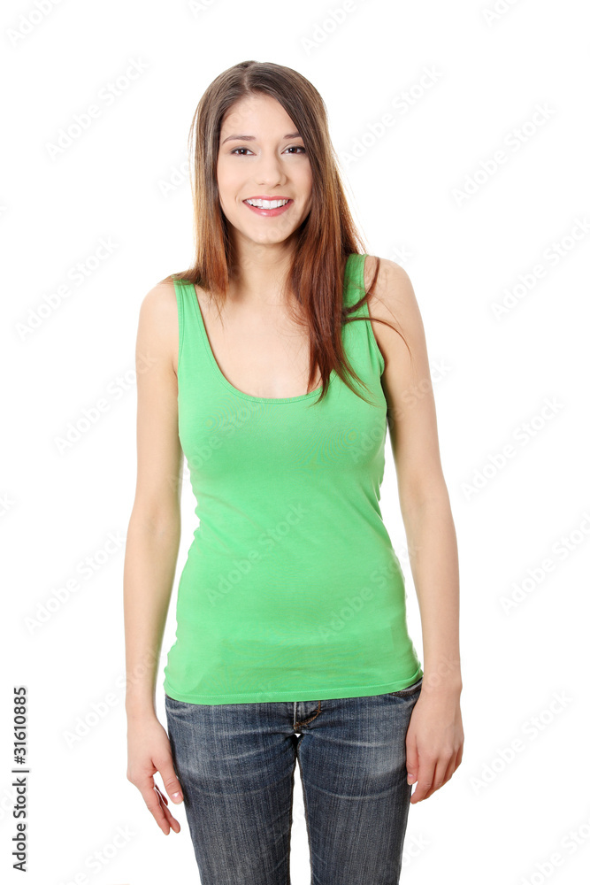 Portrait of a beautiful teen woman Portrait of a beautiful teen woman