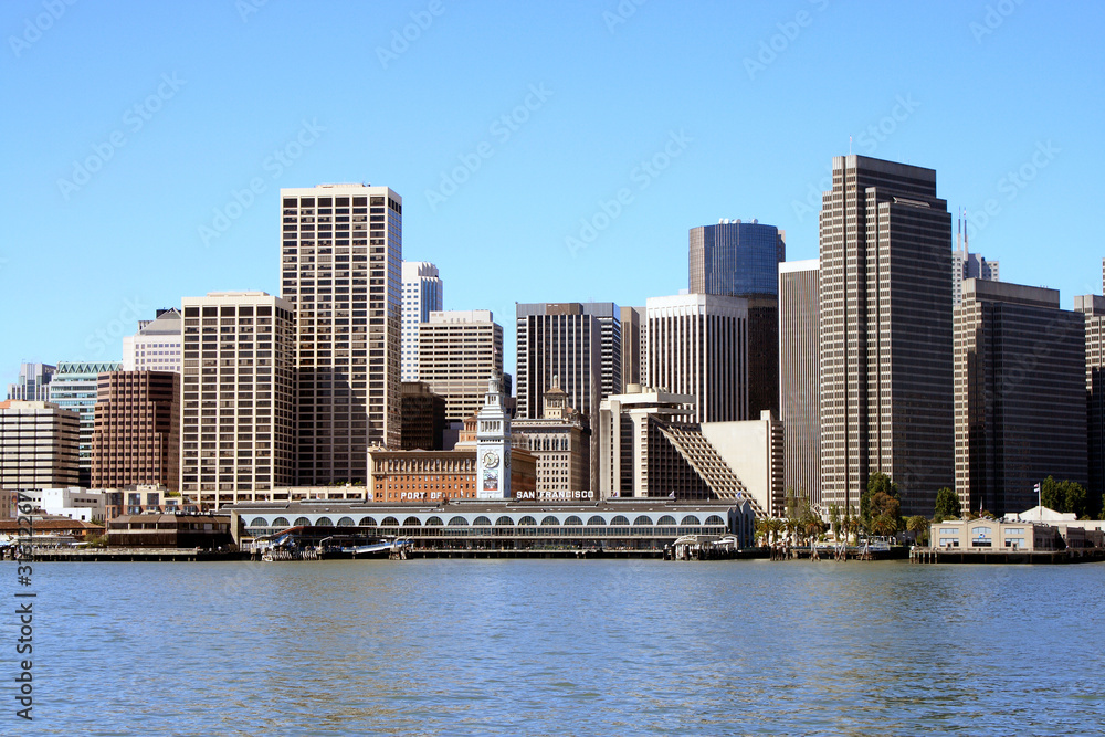 San Francisco Ferry Building and Skyline