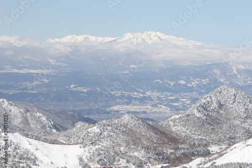 snow mountains