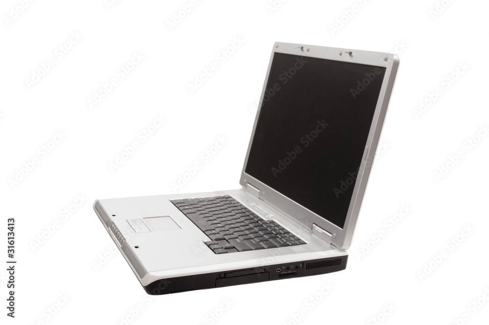 Laptop computer isolated on a white background Laptop computer isolated on a white background