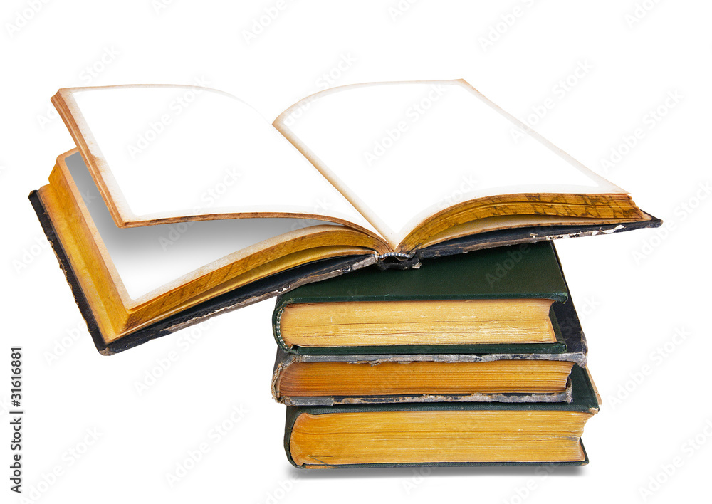vecchi libri con pagine bianche vecchi libri con pagine bianche