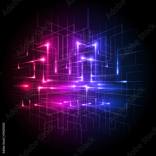 Technology Connected Vector