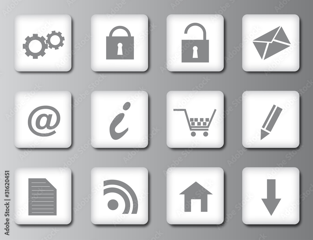 Web 2.0 vector icons Web 2.0 vector icons