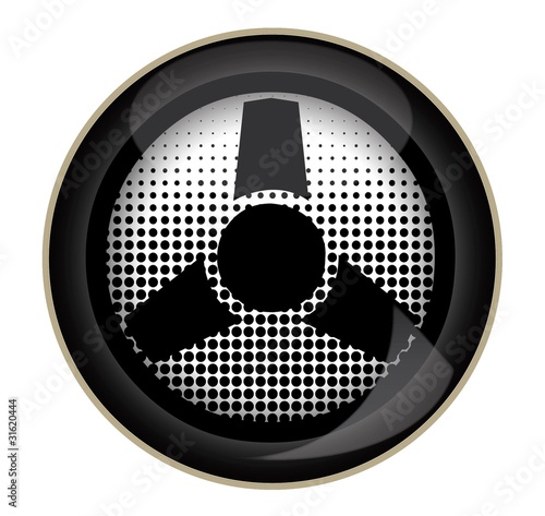 Tonband Button