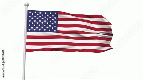 Fahne USA NTSC