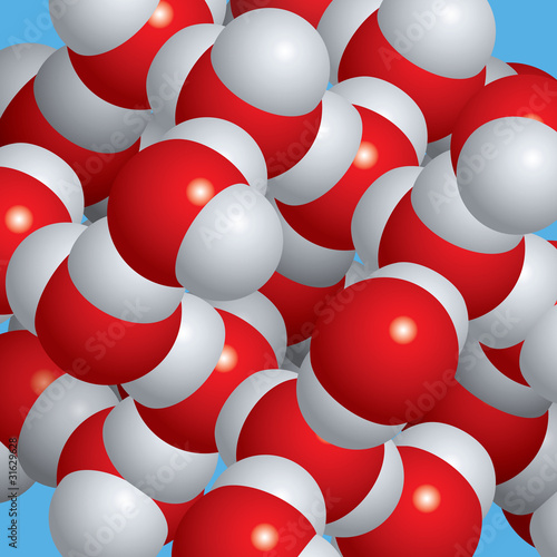 Ice molecules