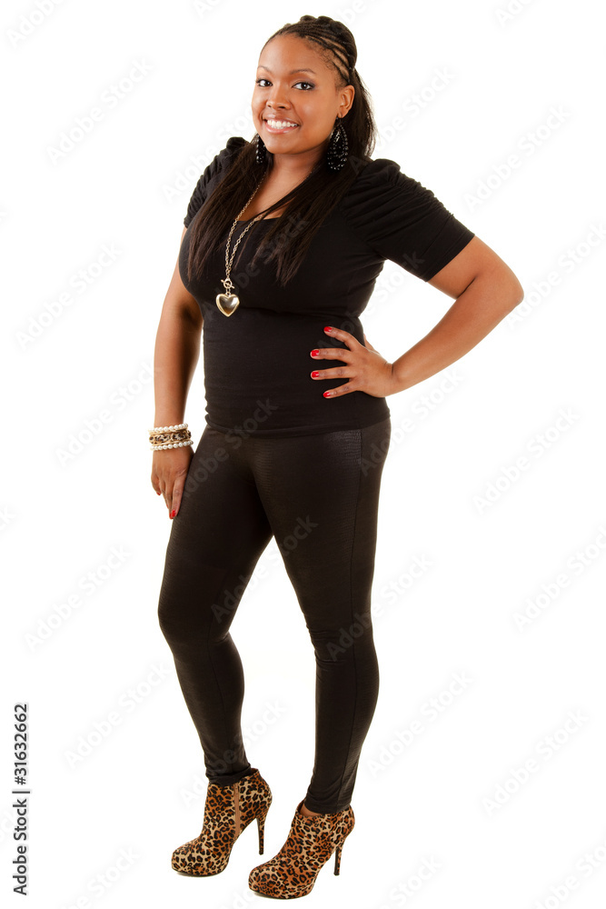 Fototapeta premium Beautiful African American woman