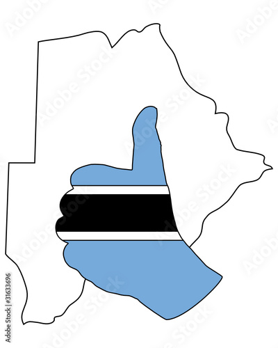 Botswana Handzeichen