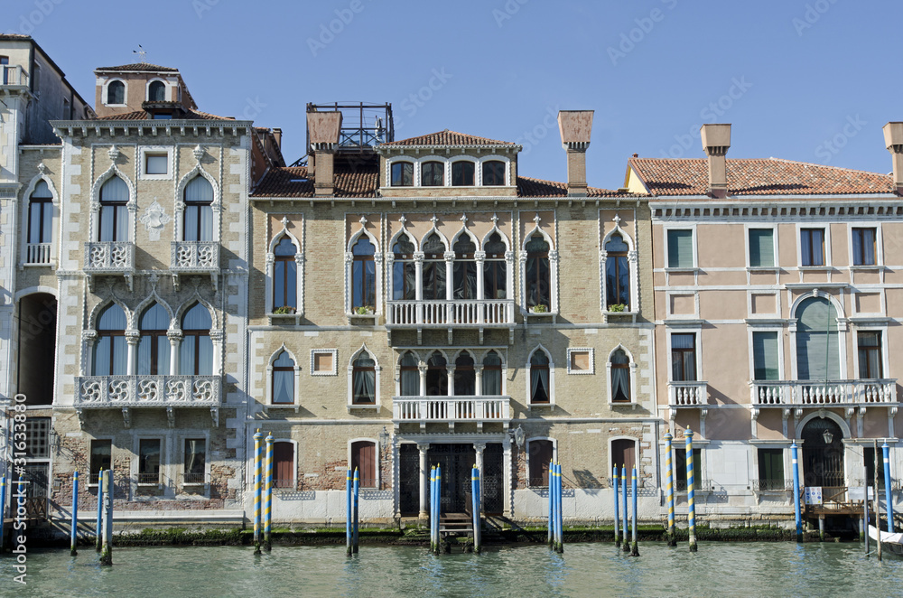 Gebäude am Canal Grande, Venedig