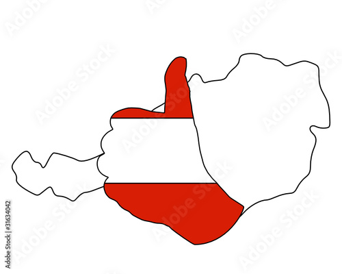 Österreich Handzeichen