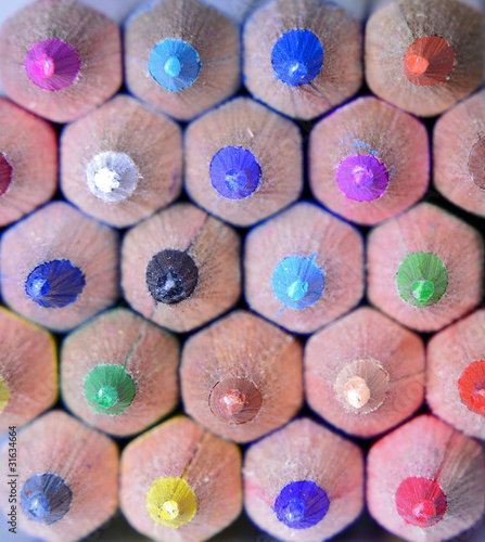 Fototapeta Naklejka Na Ścianę i Meble -  Coloured Pencils