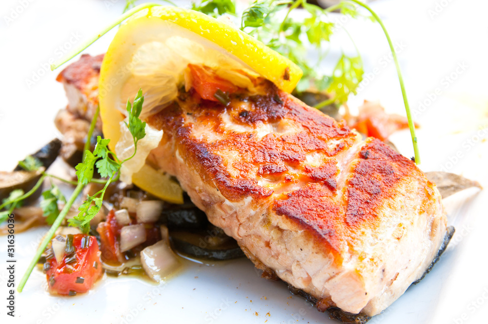 Grilled Salmon Grilled Salmon