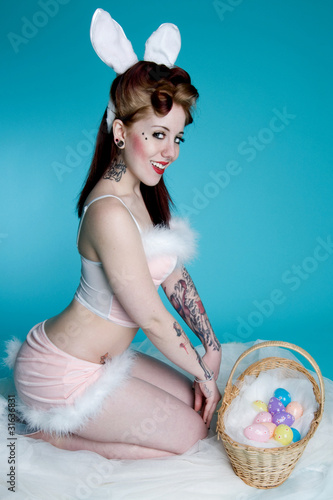 sexy easter bunny girl