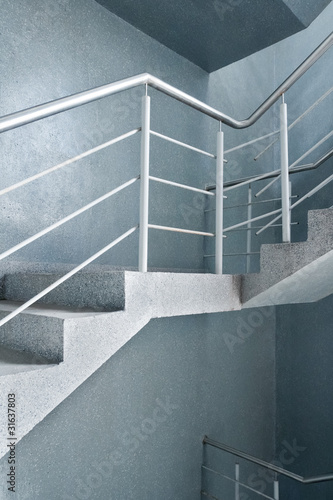 Empty stairway
