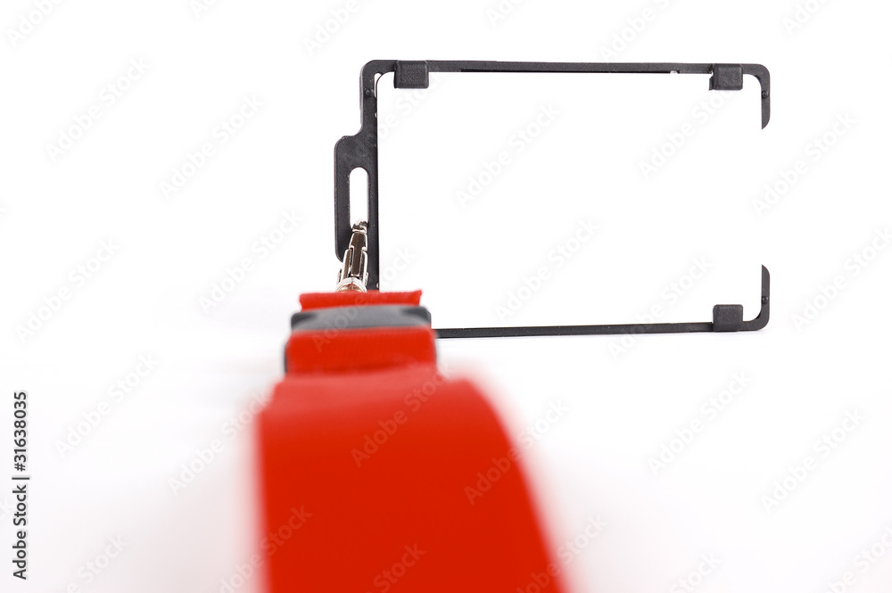 Fototapeta premium badge with a red ribbon