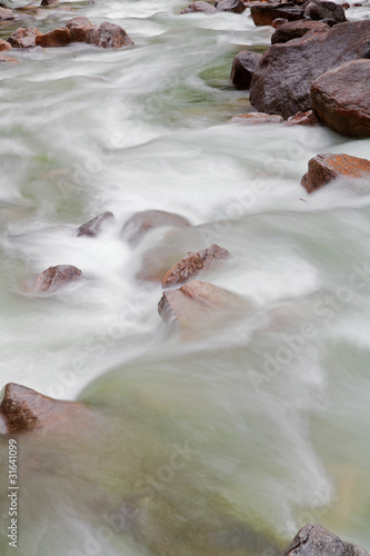 Rocky Mountain stream vertical