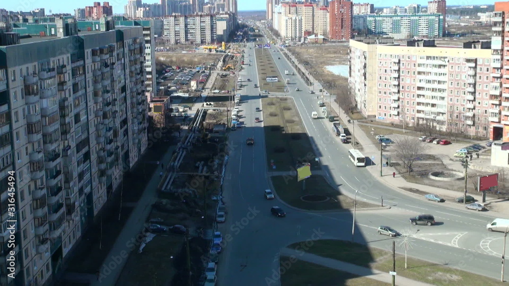 the flow of cars in the city the flow of cars in the city