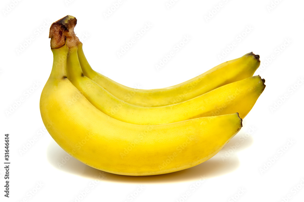 Isolated Bananas