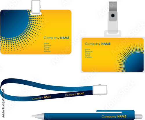 Name tag for id card