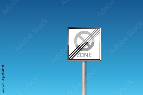 292 Ende eines eingeschränkten Haltverbotes für eine Zone