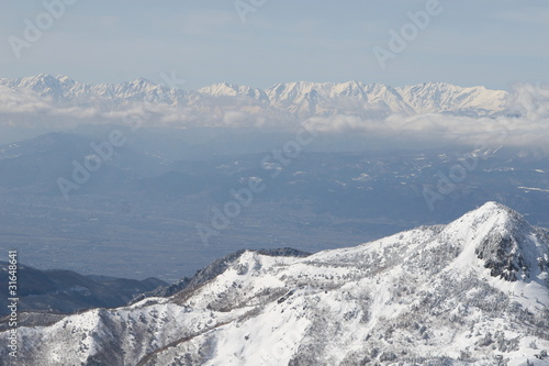 Wallpaper Mural snow mountains Torontodigital.ca