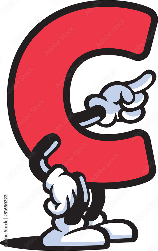 Fototapeta premium Alphabet Guy