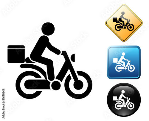 Delivery pictogram and signs