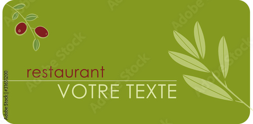 logo restaurant olives