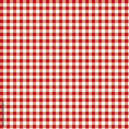 Stoffmuster Karo in rot