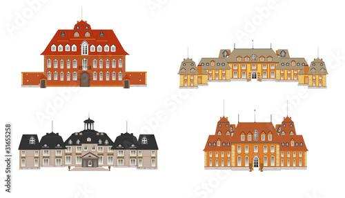 four palaces vector