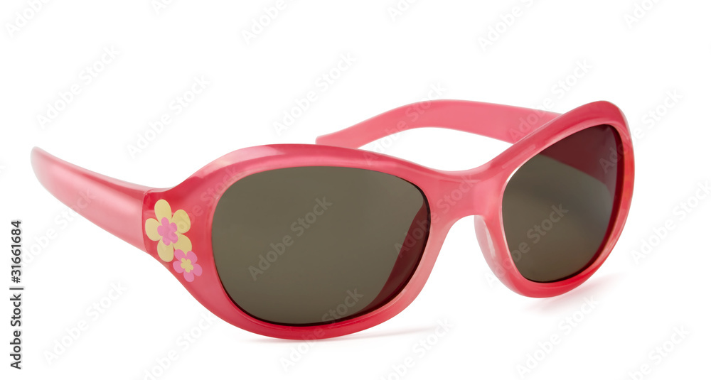 Pair of pink childrens sunglasses